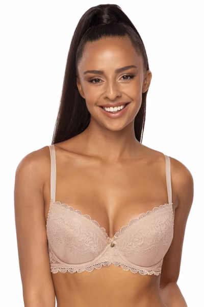 Biustonosz push up Biustonosz Push-up Model Estelle M-0198/11/1 Beige - Mat — zdjęcie 1
