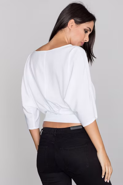Bluzka Model M568 White - Figl — zdjęcie 2