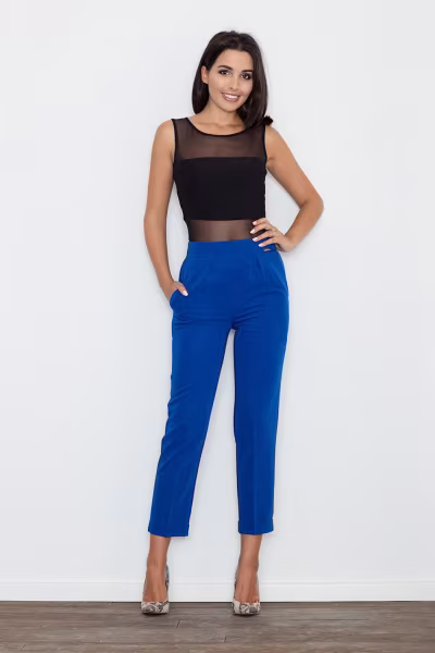 Spodnie Damskie Model M552 Blue - Figl — zdjęcie 1