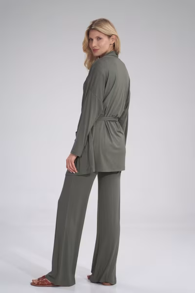 Bluza Damska Model M750 Oliwka - Figl — zdjęcie 2