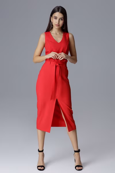 Sukienka Model M633 Red - Figl — zdjęcie 2