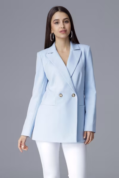Żakiet Model M642 Blue - Figl — zdjęcie 1