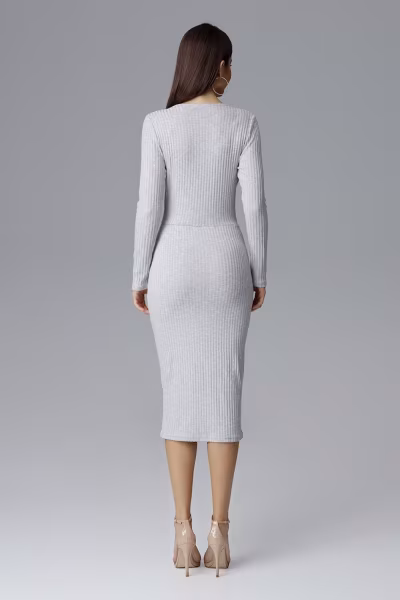 Sukienka Model M637 Grey - Figl — zdjęcie 3