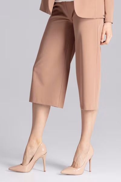 Spodnie Damskie Model M655 Brown - Figl — zdjęcie 1