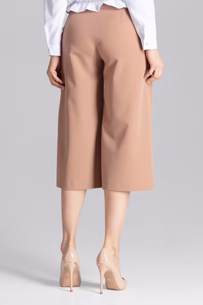 Spodnie Damskie Model M655 Brown - Figl — zdjęcie 3