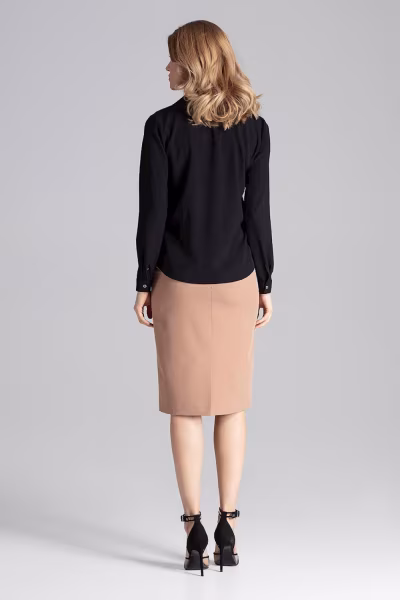 Bluzka Model M621 Black - Figl — zdjęcie 2
