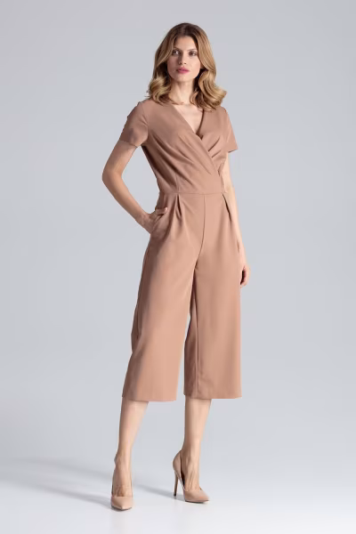 Kombinezon Damski Model M664 Brown - Figl — zdjęcie 2