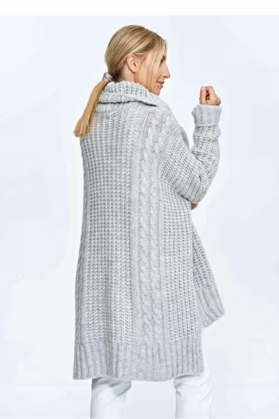 Golf Damski Model M892 Light Grey - Figl — zdjęcie 3