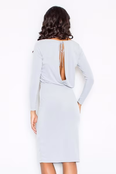 Sukienka Model 326 Grey - Figl — zdjęcie 2
