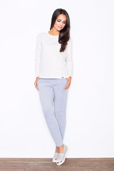 Spodnie Damskie Model 305 Grey - Figl — zdjęcie 1