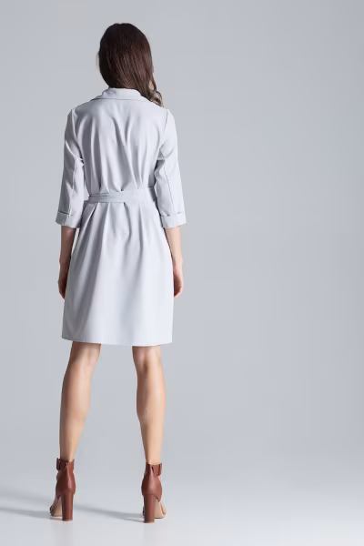 Sukienka Model M680 Grey - Figl — zdjęcie 3