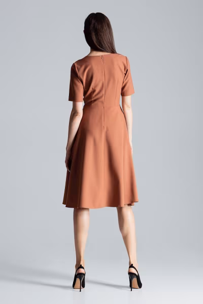 Sukienka Model M673 Brown - Figl — zdjęcie 3