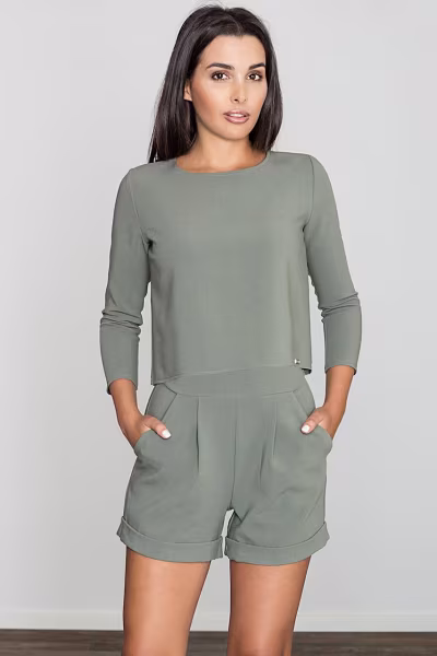 Kombinezon Damski Model M445 Green - Figl — zdjęcie 1