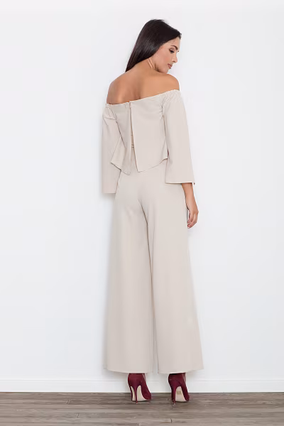 Kombinezon Damski Model M539 Beige - Figl — zdjęcie 2