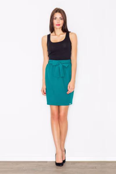 Spódnica Model M524 Green - Figl — zdjęcie 2
