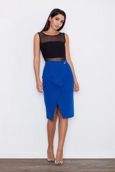 Spódnica Model M559 Blue - Figl — zdjęcie 1
