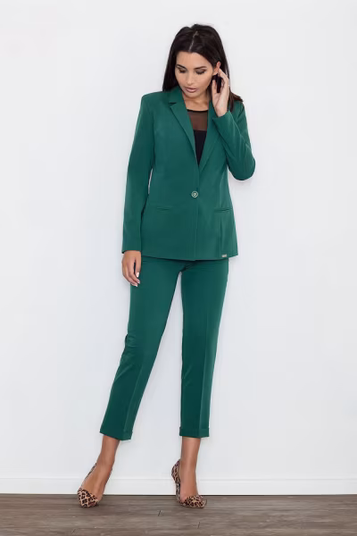 Spodnie Damskie Model M552 Green - Figl — zdjęcie 1