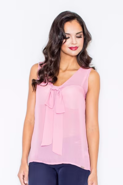 Bluzka Model M303 Pink - Figl — zdjęcie 1