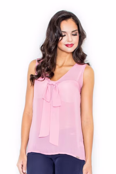 Bluzka Model M303 Pink - Figl — zdjęcie 2