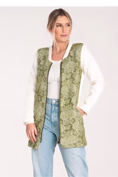 Płaszcz Damski Model M1062 White - Figl — zdjęcie 1