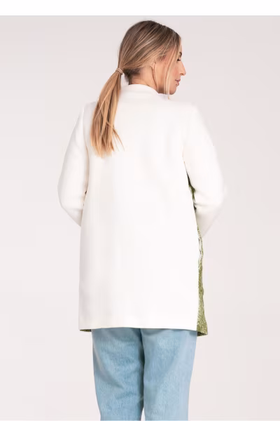 Płaszcz Damski Model M1062 White - Figl — zdjęcie 3