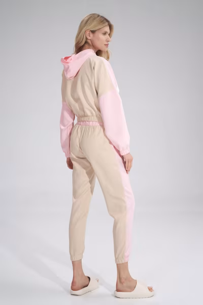 Spodnie Damskie Model M756 Beige/Pink - Figl — zdjęcie 3