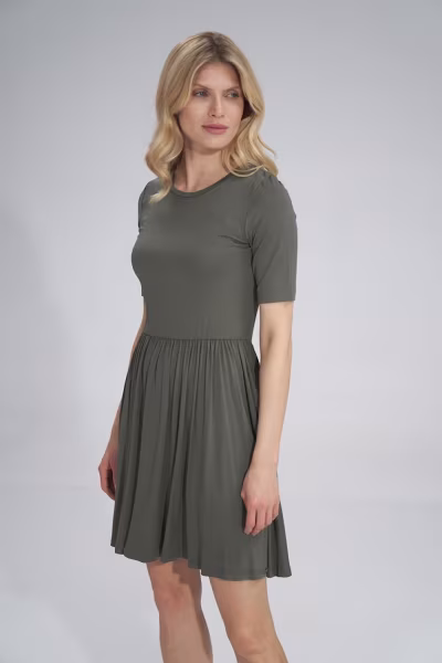 Sukienka Model M751 Dark Oliwka - Figl — zdjęcie 1