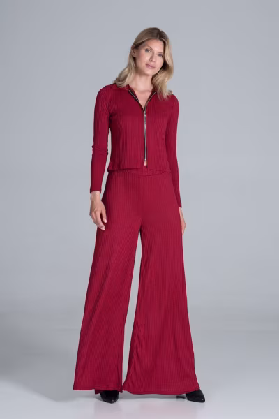 Spodnie Damskie Model M820 Red - Figl — zdjęcie 2