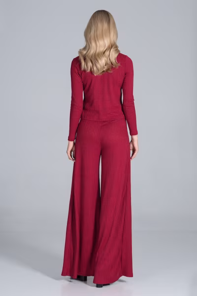 Spodnie Damskie Model M820 Red - Figl — zdjęcie 3