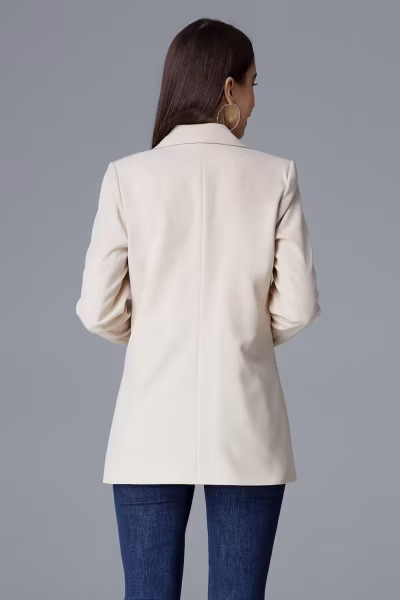 Żakiet Model M642 Beige - Figl — zdjęcie 2