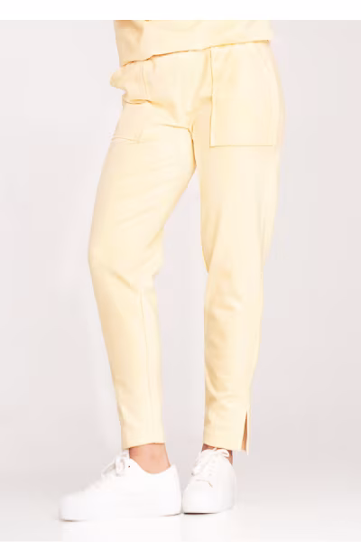 Spodnie Dresowe Model M1035 Yellow - Figl — zdjęcie 1
