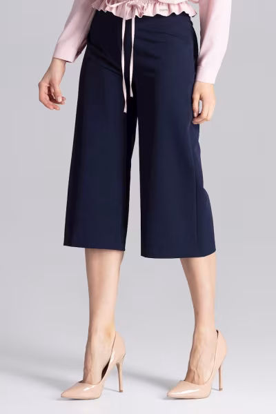 Spodnie Damskie Model M655 Navy - Figl — zdjęcie 1