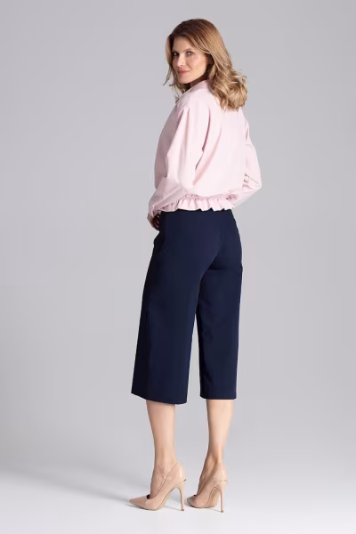Spodnie Damskie Model M655 Navy - Figl — zdjęcie 3