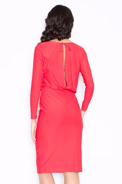 Sukienka Model 326 Red - Figl — zdjęcie 2