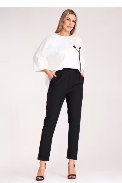 Spodnie Damskie Model M1161 Black - Figl — zdjęcie 1