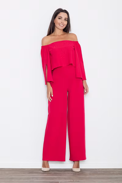 Kombinezon Damski Model M539 Red - Figl — zdjęcie 1