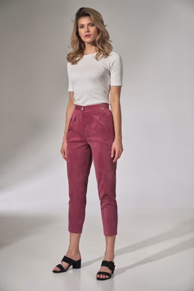 Spodnie Damskie Model M742 Pink - Figl — zdjęcie 1