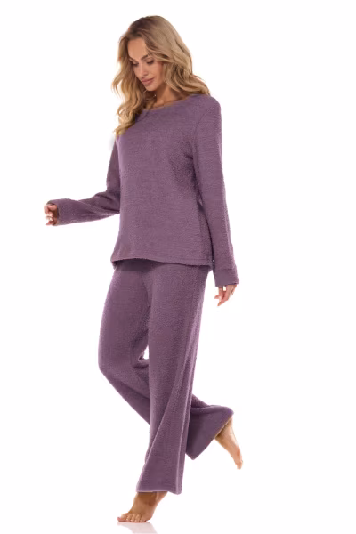 Piżama Komplet Model 2414 Ametyst - L&L collection — zdjęcie 2