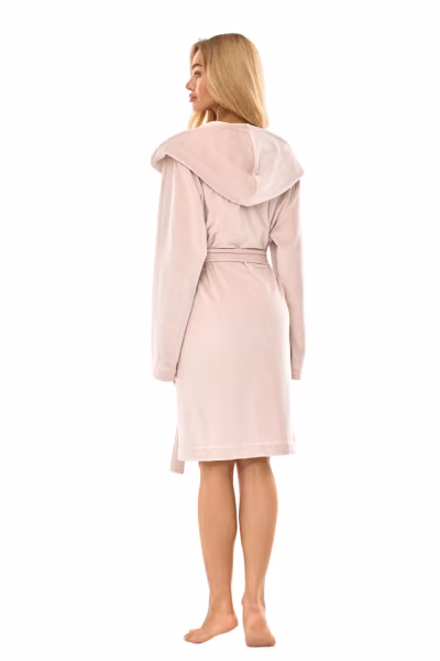 Szlafrok Damski Model Luna 2509 Angora - L&L collection — zdjęcie 3