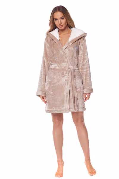 Szlafrok Damski Model Ole 2125 Angora - L&L collection — zdjęcie 1