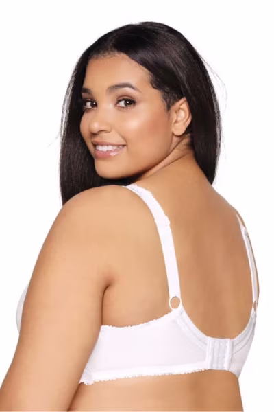 Biustonosz push up Biustonosz Usztywniany Model Carmela Big M-053/22 White - Mat — zdjęcie 3