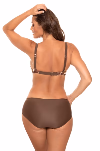 Kostium dwuczęściowy Kostium kąpielowy Model Catherine M-636 Brown - Marko — zdjęcie 3