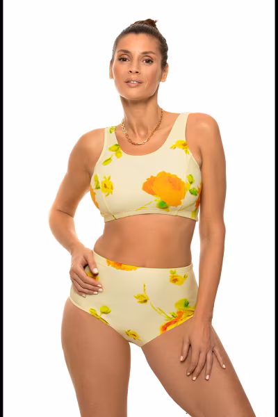 Kostium dwuczęściowy Kostium kąpielowy Model Asani M-723 Yellow - Marko — zdjęcie 2