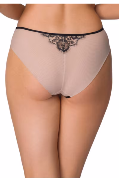 Figi Model Frances F-3804/5 Beige/Black - Mat — zdjęcie 3