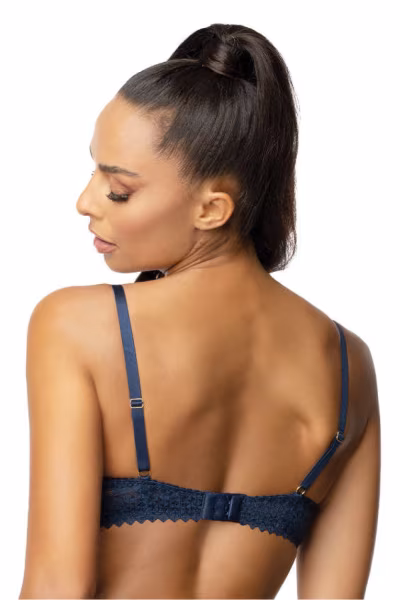Biustonosz push up Biustonosz Push-up Model Maddie M-3633/11/1 Navy - Mat — zdjęcie 3
