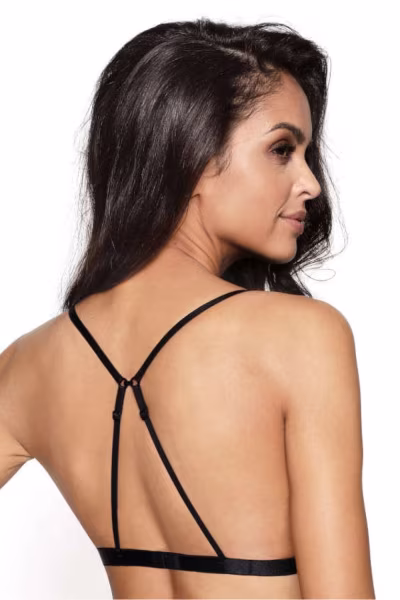 Biustonosz Soft Model Jackie M-0168/0 Black - Mat — zdjęcie 3