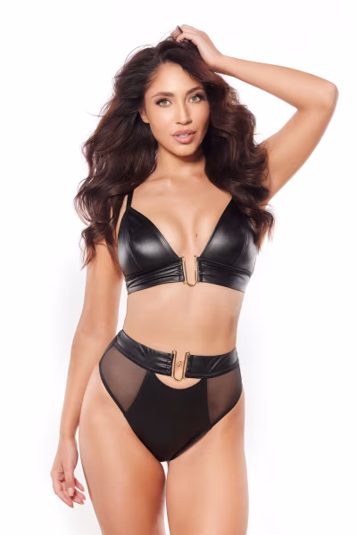 Biustonosz Soft Model V-10571 Black - Axami — zdjęcie 2