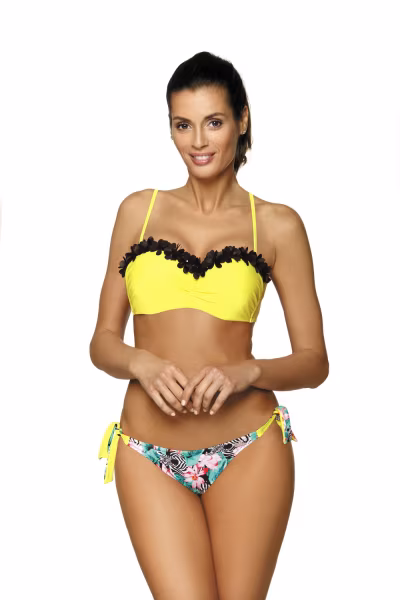 Kostium dwuczęściowy Kostium Kąpielowy Model Claudia Primula M-452 Yellow - Marko — zdjęcie 2