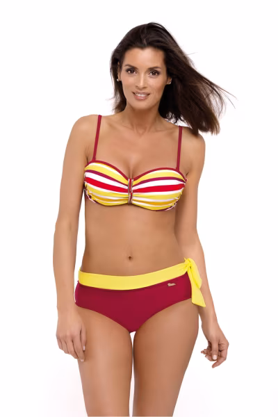 Kostium dwuczęściowy Kostium kąpielowy Model Adele Ribes-Tweety M-541 Red/Yellow - Marko — zdjęcie 1