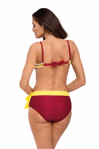Kostium dwuczęściowy Kostium kąpielowy Model Adele Ribes-Tweety M-541 Red/Yellow - Marko — zdjęcie 2